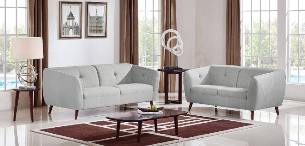 Grey 2-Seater Loveseat - 42307