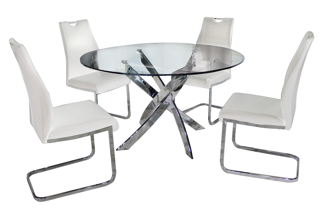 Grey Hussoni Dining Set - 42238/40791