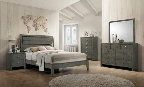 Grey - Evan Full Size Bed - 42705