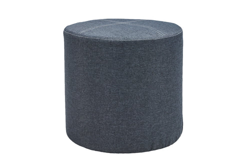 Grey - Round Ottoman - 44278